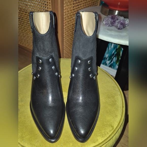 Coach Paulina Bootie Black Leather Bootie Size 8 New Never worn - Picture 2 of 5